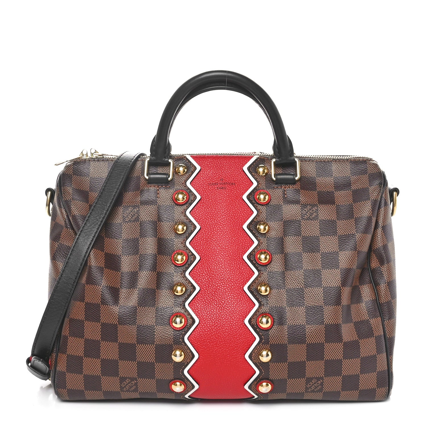 Louis Vuitton Damier Ebene Karakoram Speedy Bandouliere 30 1 of 11