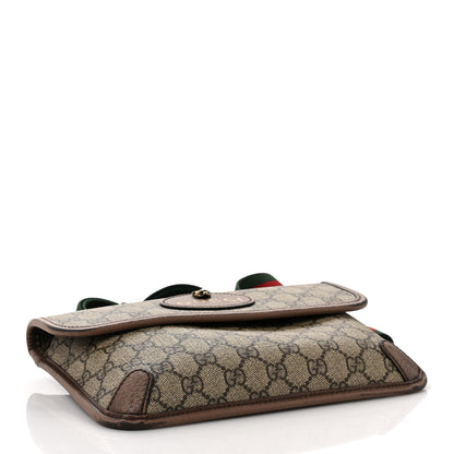 Gucci GG Supreme Monogram Neo Vintage Web Belt Bag Brown 4 of 12