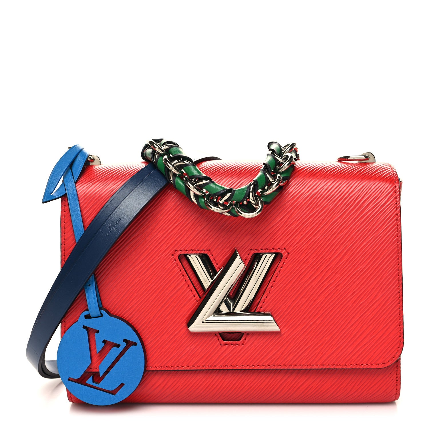Louis Vuitton Epi Twist Braided Strap Shoulder Bag PM Coquelicot 1 of 10