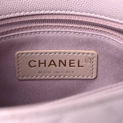 Chanel Caviar Quilted Mini Coco Handle Flap Lilas Lilac 6 of 10