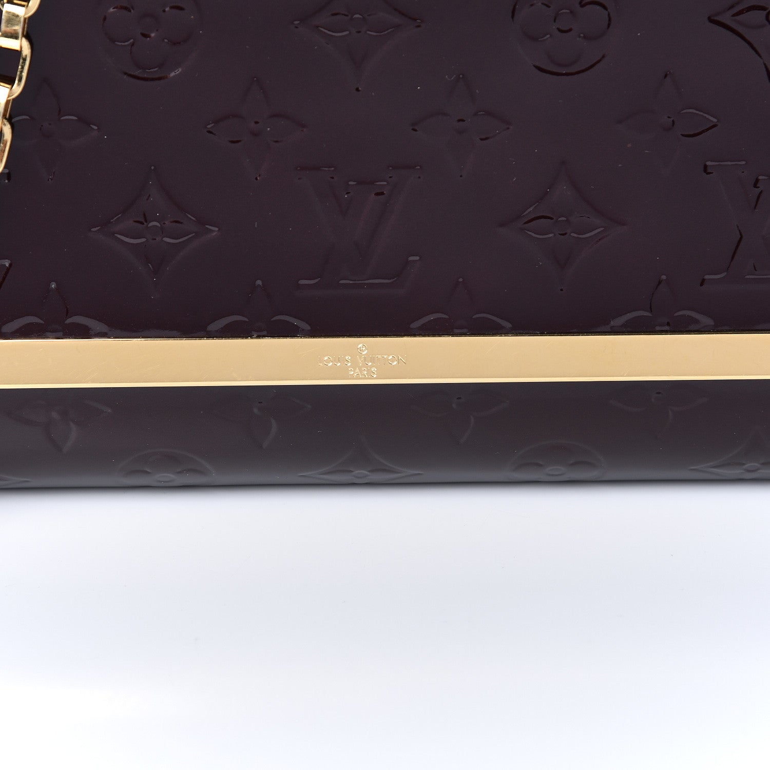 Louis Vuitton Vernis Ana Clutch Amarante 9 of 9
