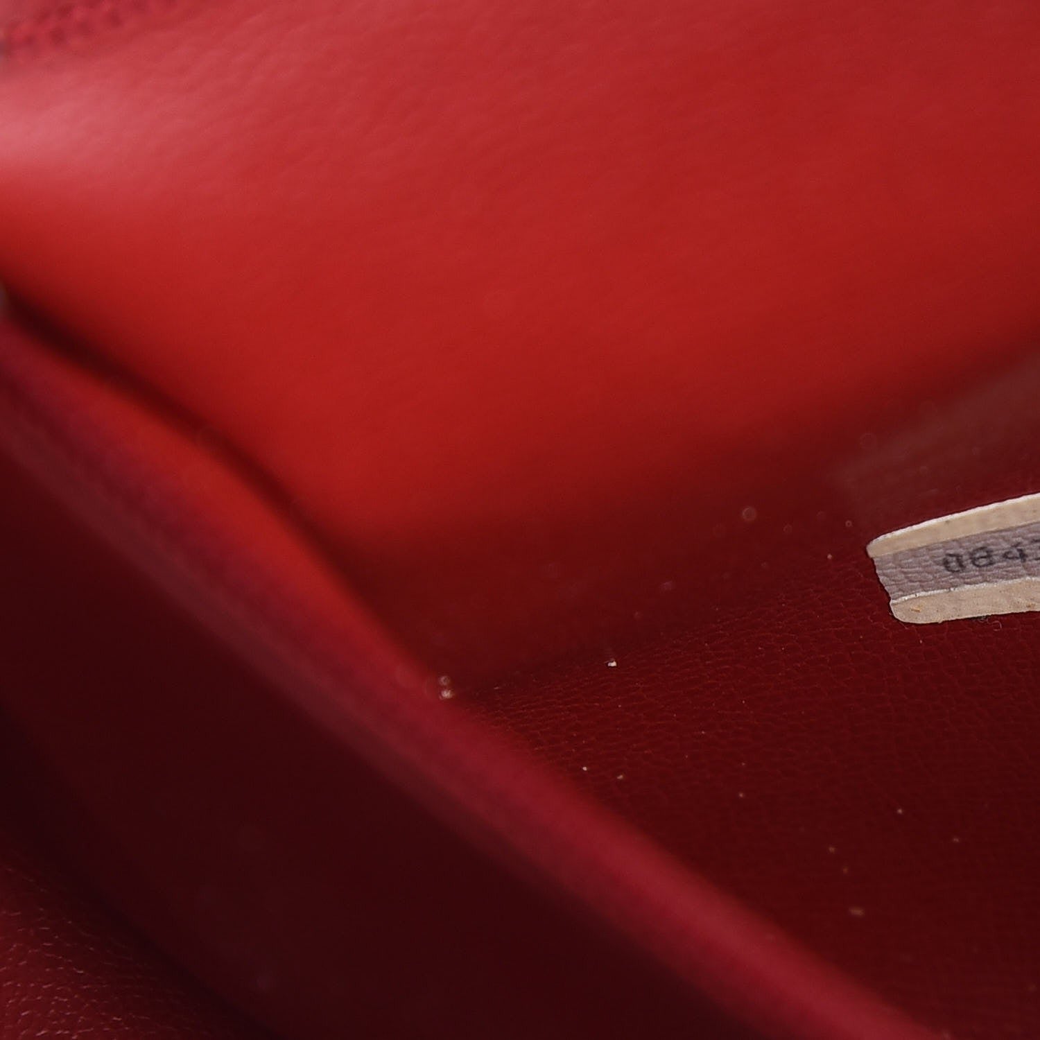 Chanel Lambskin Diamond Stitch Cosmetic Case Red 9 of 17