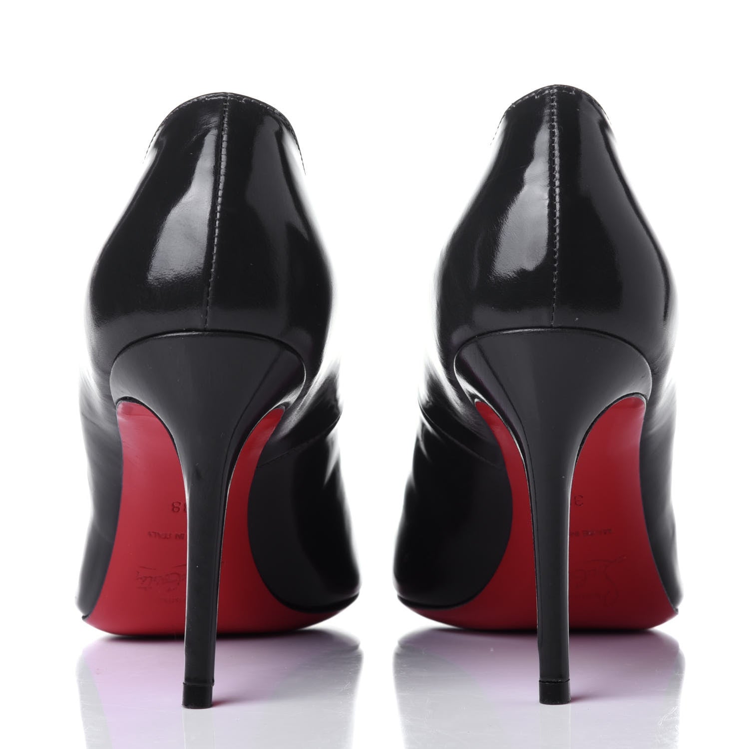 Christian Louboutin Patent Fifi 85 Pumps 38 Black 5 of 12