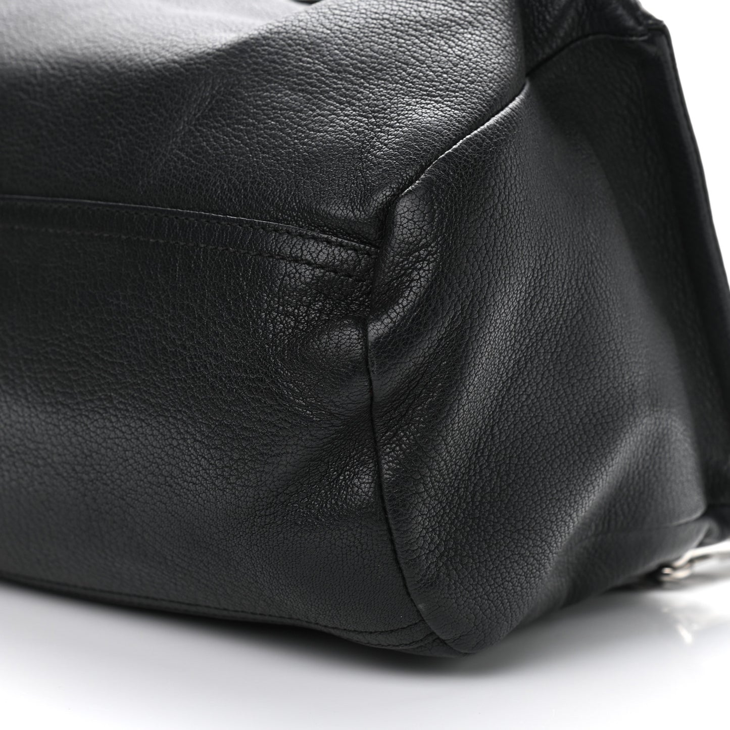 Sugar Goatskin Small Pandora Black