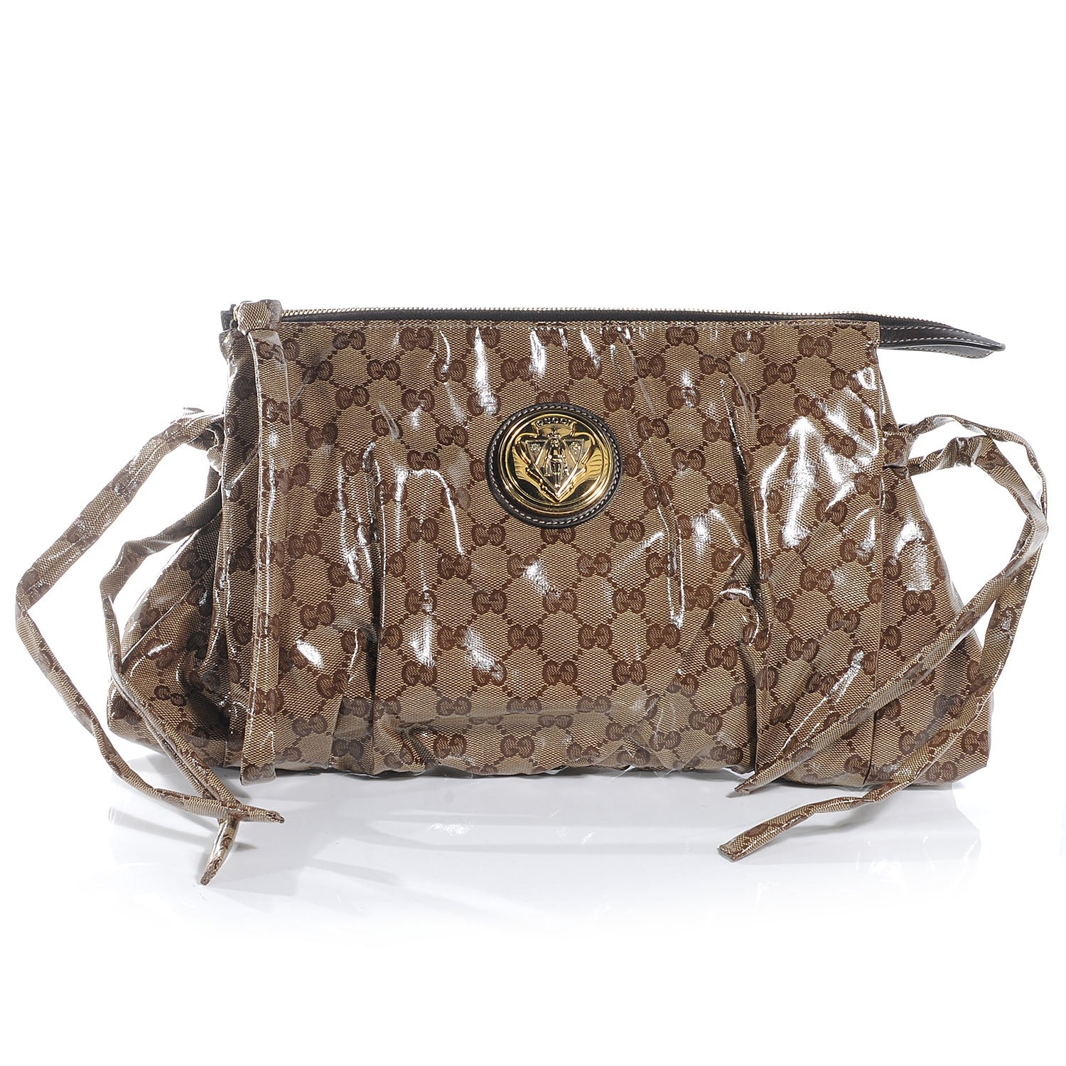 Gucci Crystal Monogram Large Hysteria Clutch 1 of 7