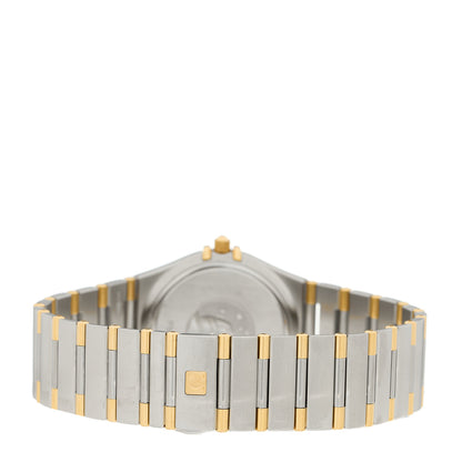 Omega Stainless Steel 18K Yellow Gold 33mm Constellation Quartz Watch Champagne 1312.10 3 of 4