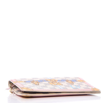 Louis Vuitton Damier Azur Summer Trunks Pochette Weekend 4 of 7