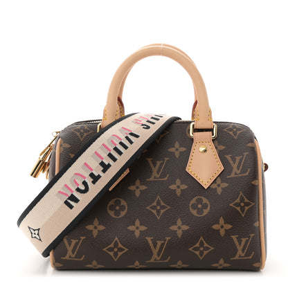 Louis Vuitton Monogram Speedy Bandouliere 20 Black 1 of 9