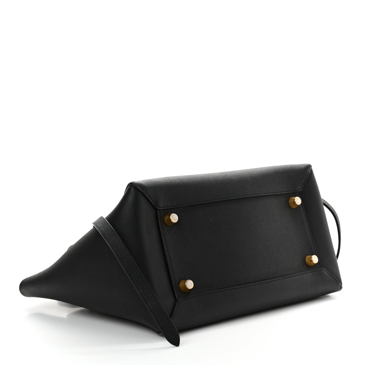 Grained Calfskin Mini Belt Bag Black