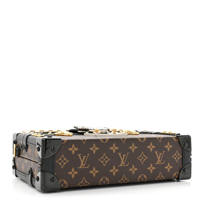 Louis Vuitton Monogram Chain Petite Malle Black 4 of 12