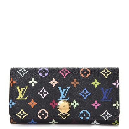 Louis Vuitton Monogram Multicolor Multicles 4 Key Holder Black Grenade 1 of 7