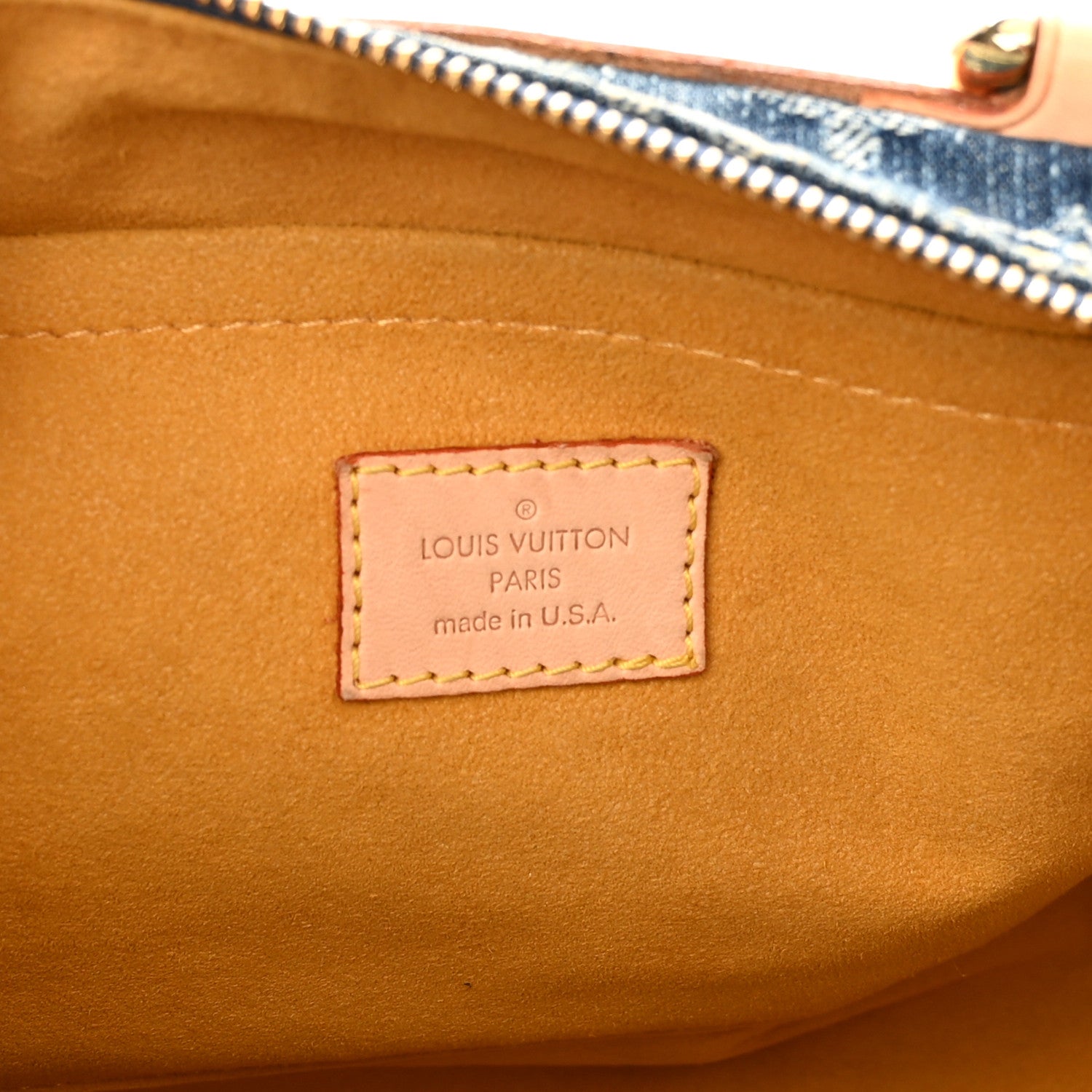 Louis Vuitton Monogram Denim Neo Speedy Blue 6 of 10