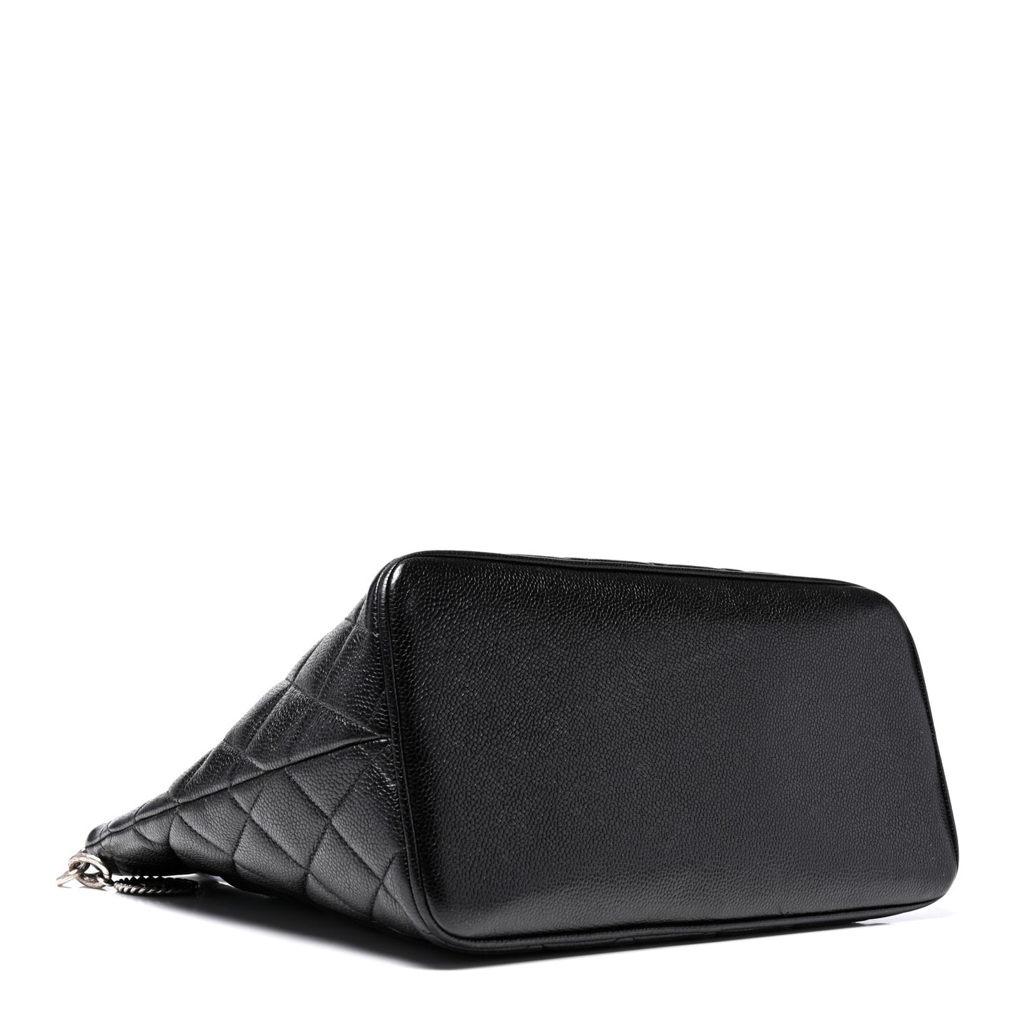 Caviar Quilted Medallion Tote Black