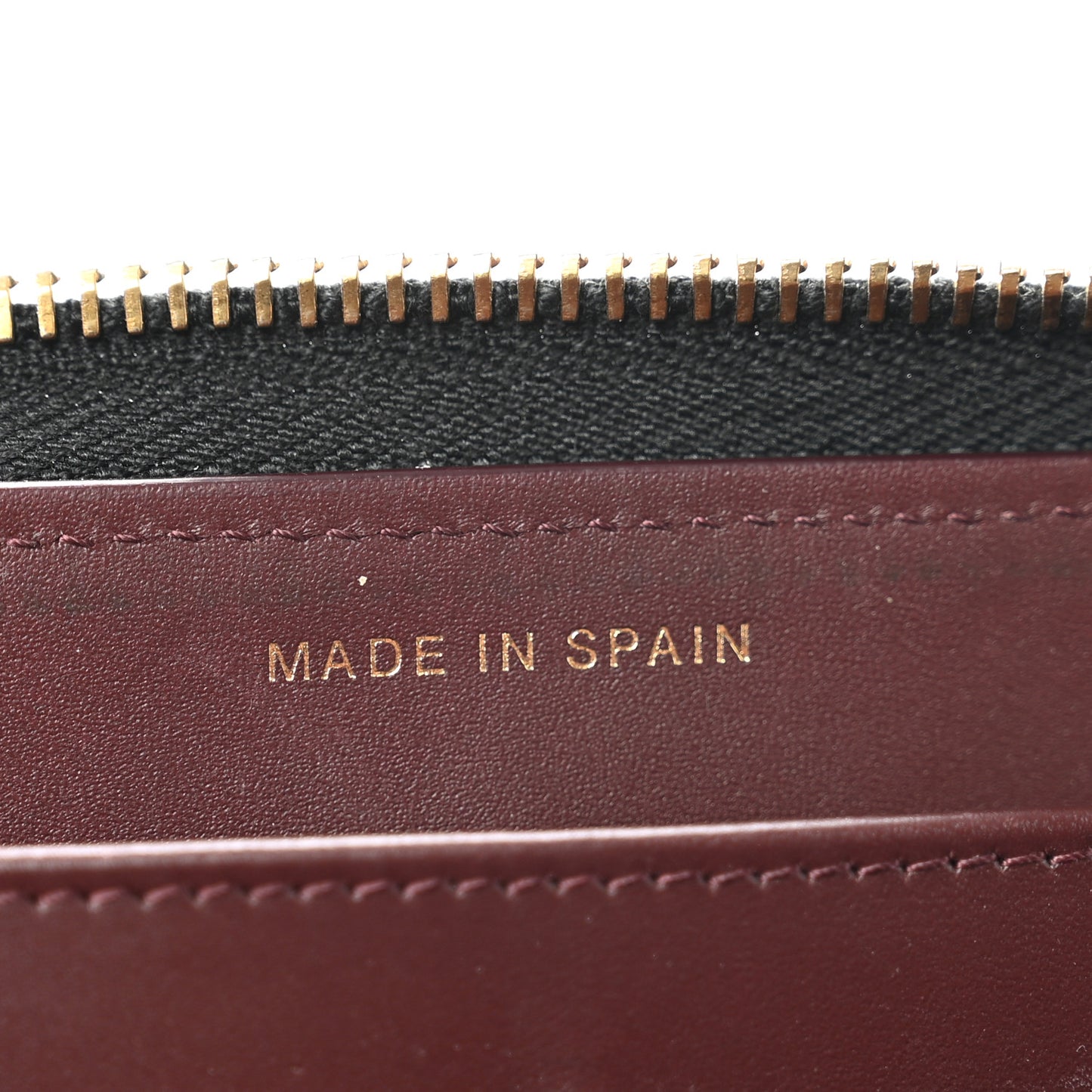 Caviar Quilted Large Gusset Zip Around Wallet Black