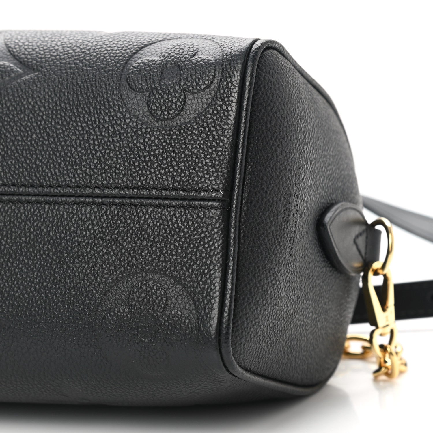 Louis Vuitton Empreinte Monogram Giant Speedy Bandouliere 20 Black 9 of 10