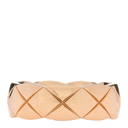 Chanel 18K Yellow Gold Diamond Small Coco Crush Ring 54 6.75 3 of 7