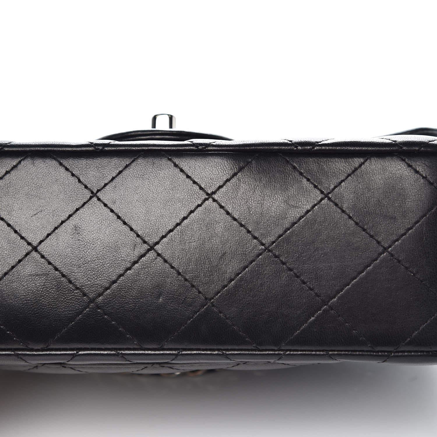 Chanel Lambskin Quilted Mini Rectangular Flap Black 9 of 11