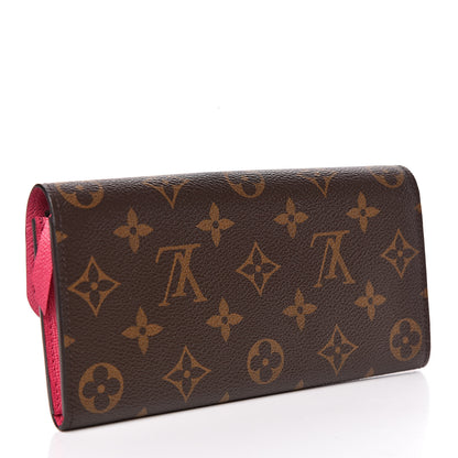 Louis Vuitton Monogram Emilie Wallet Hot Pink 3 of 11