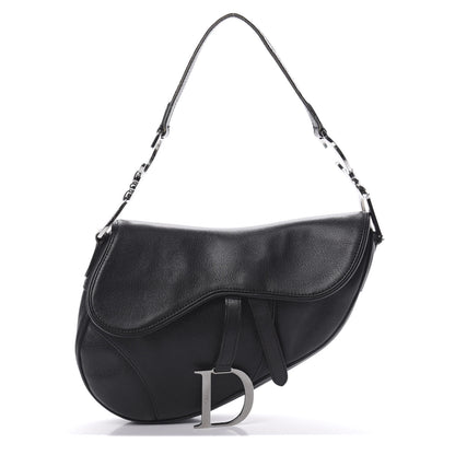 Christian Dior Calfskin Saddle Bag Black 1 of 16