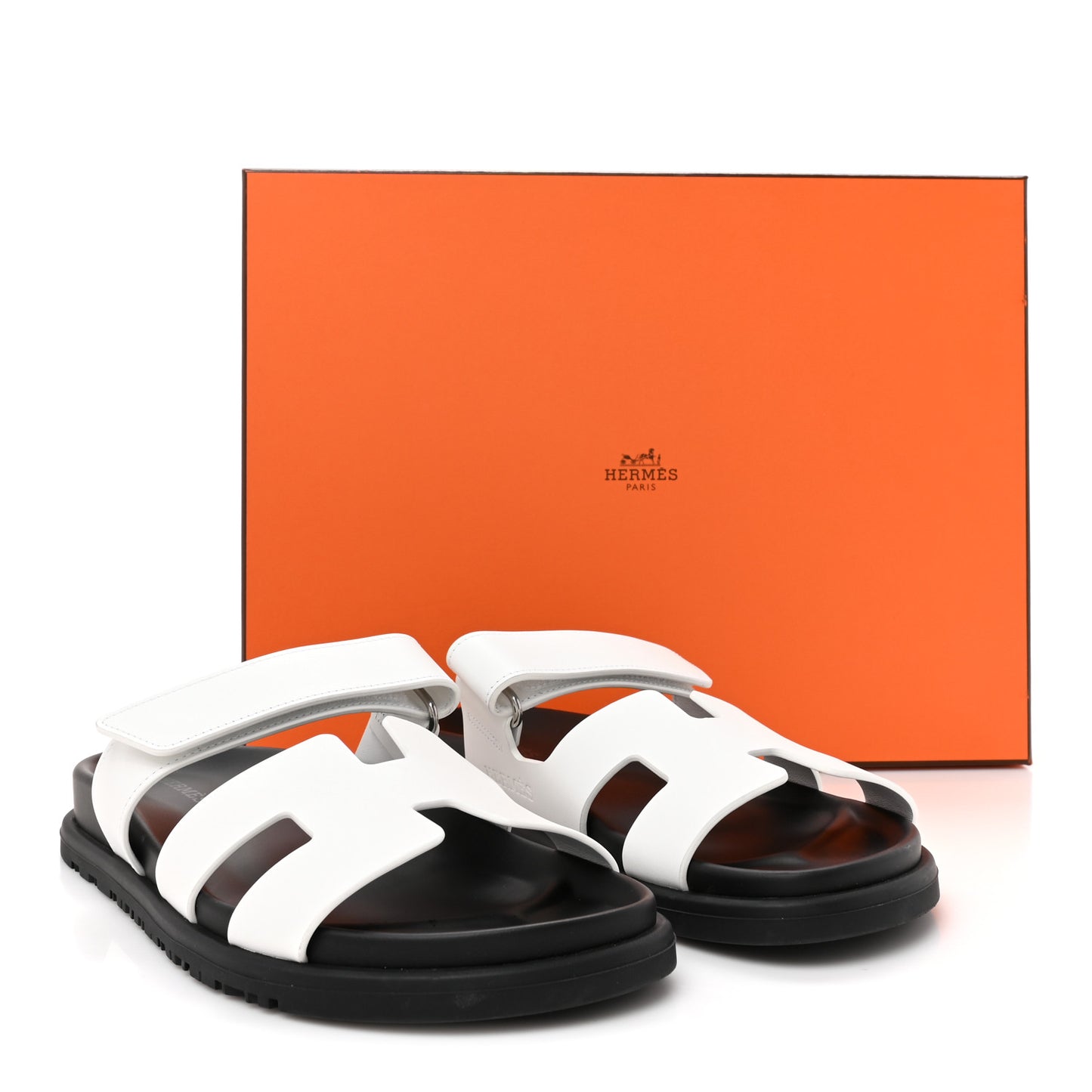 Calfskin Womens Chypre Sandals 37 White