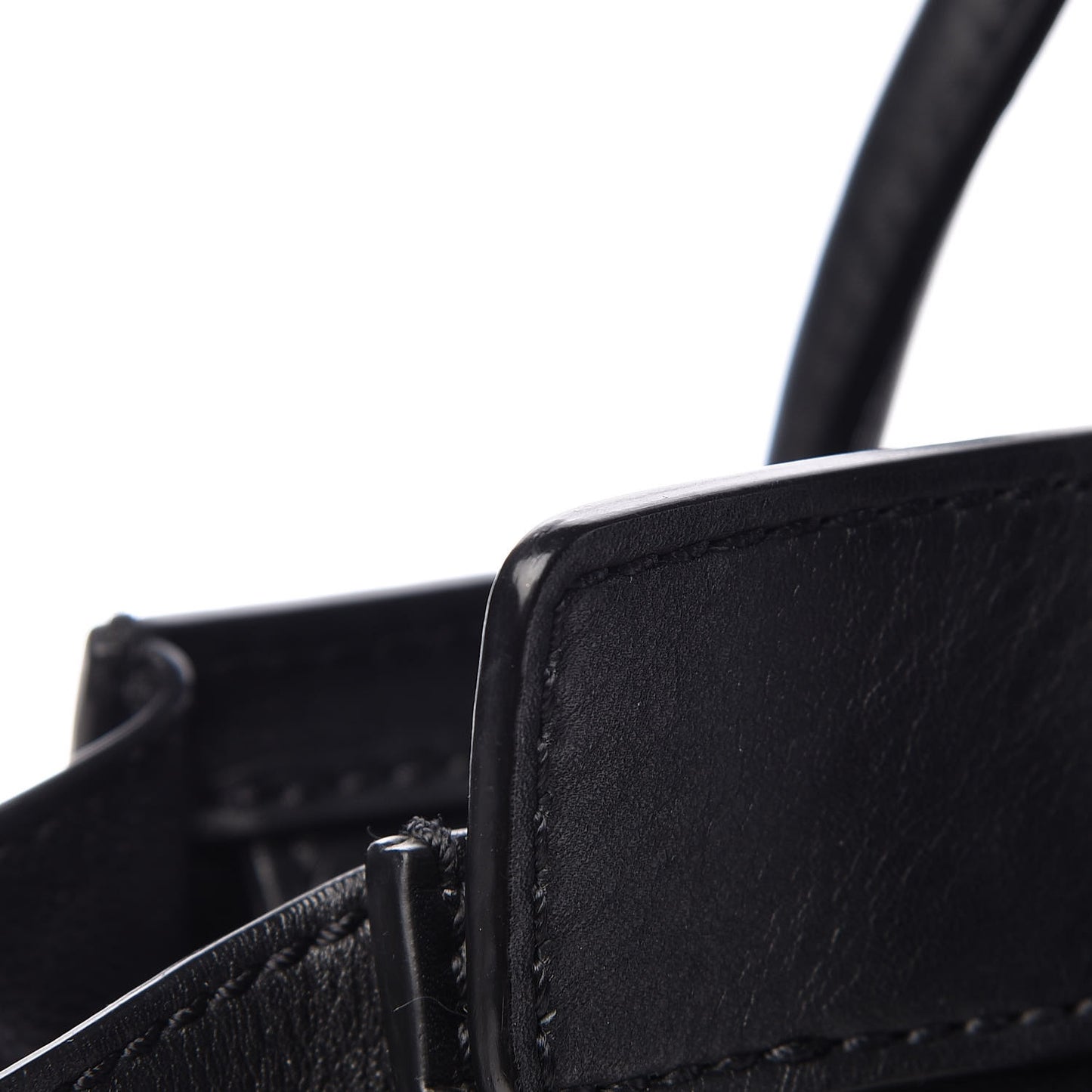 Smooth Calfskin Nano Luggage Black