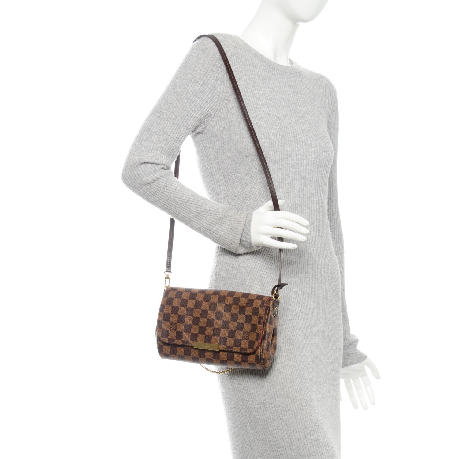 Louis Vuitton Damier Ebene Favorite MM 2 of 8
