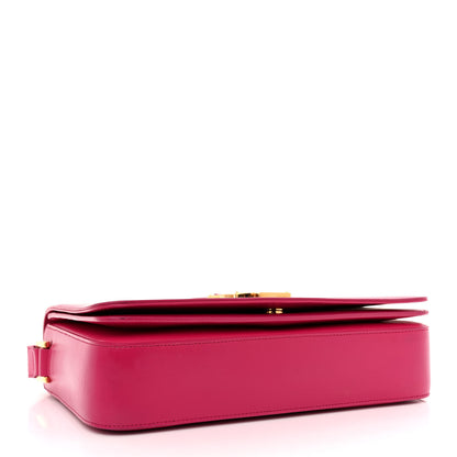 Saint Laurent Smooth Calfskin Medium Classic Monogram Universite Bag Fuchsia 4 of 17