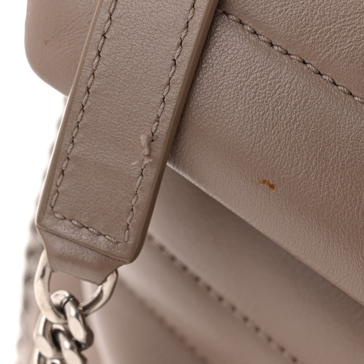 Calfskin Y Quilted Monogram Medium Loulou Chain Satchel Rose Antic