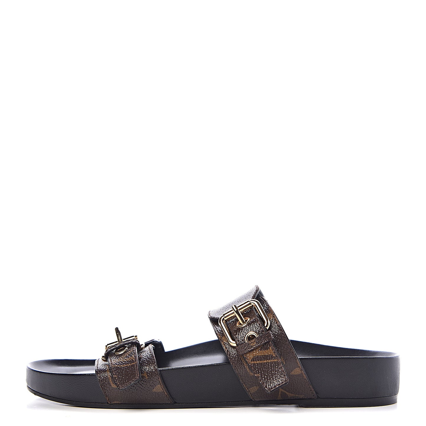 Monogram Bom Dia Mule Sandals 39 Black