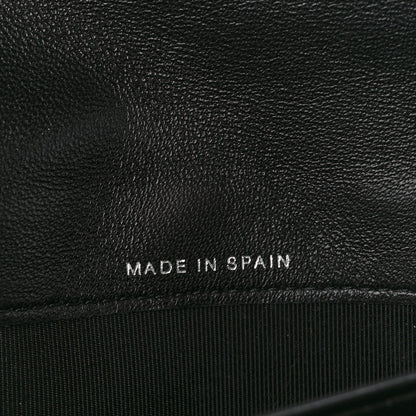Chanel Lambskin Quilted Large Gusset Flap Wallet So Black 8 of 15