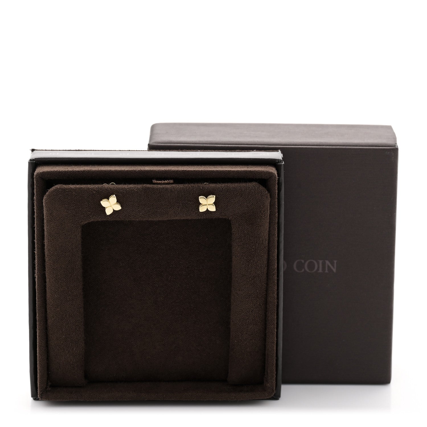 Roberto Coin 18K Yellow Gold Love in Verona Flower Stud Earrings 5 of 5