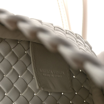 Bottega Veneta Nappa Intrecciato Cobble Messenger Bag White 6 of 10