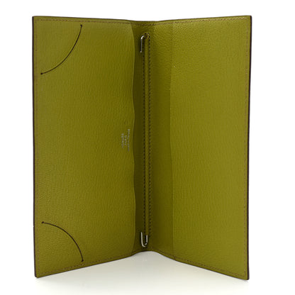 Hermes Chevre Mysore Verso Vision II Agenda Cover Ebene Vert Anis 5 of 8