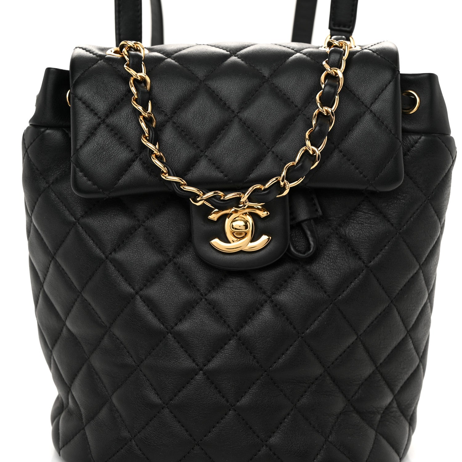 Chanel Calfskin Quilted Mini Urban Spirit Backpack Black 8 of 10
