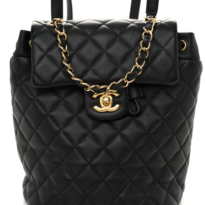 Chanel Calfskin Quilted Mini Urban Spirit Backpack Black 8 of 10
