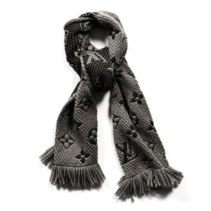 Louis Vuitton Wool Silk Logomania Scarf Verone 1 of 3