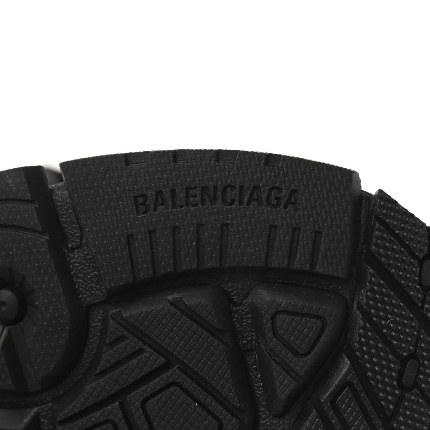 Balenciaga Mesh Rubber Monocolor Mens Runner Sneakers 41 Black 7 of 9