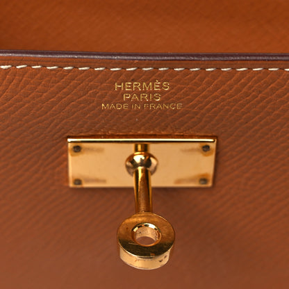 Hermes Epsom Kelly Longue Wallet Gold 6 of 13