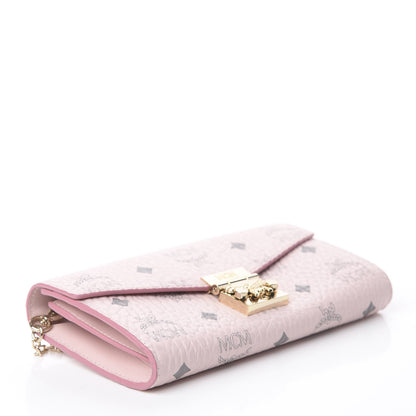 MCM Visetos Large Patricia Wallet On Chain Soft Pink 3 of 5