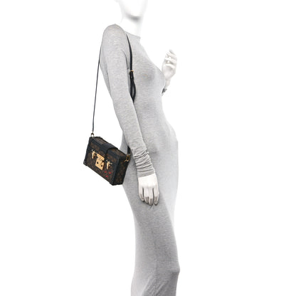 Louis Vuitton Monogram Petite Malle Black 2 of 10