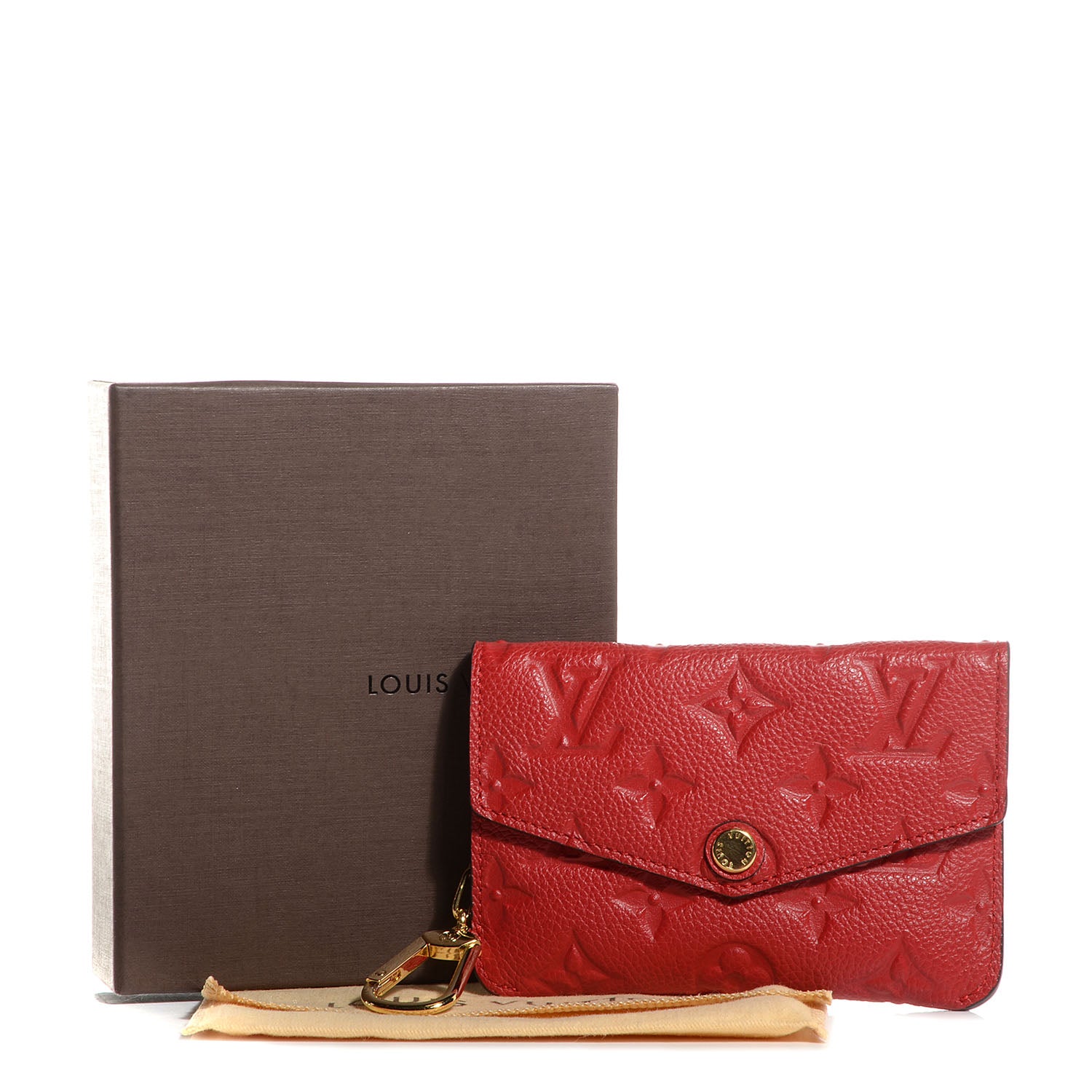 Louis Vuitton Empreinte Key Pouch Cherry 7 of 7