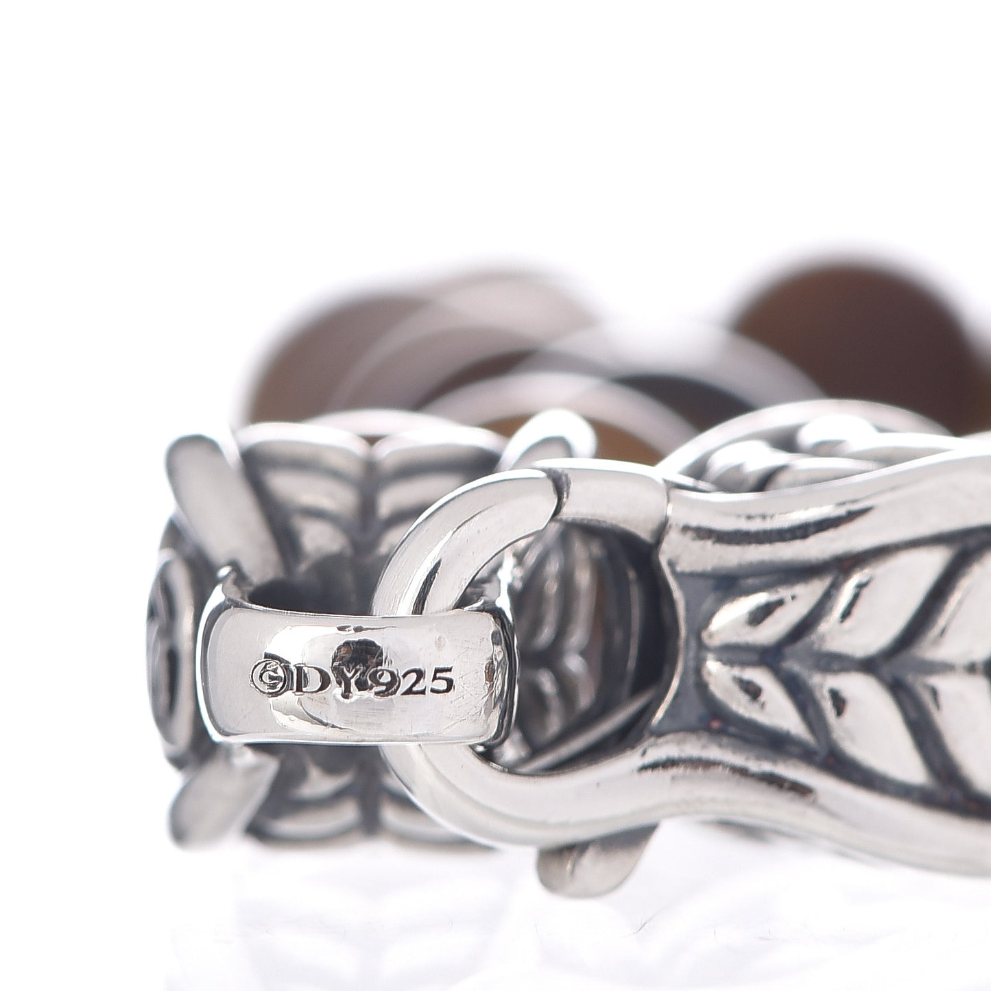 Sterling Silver Tiger's Eye 8mm Spiritual Beads Bracelet