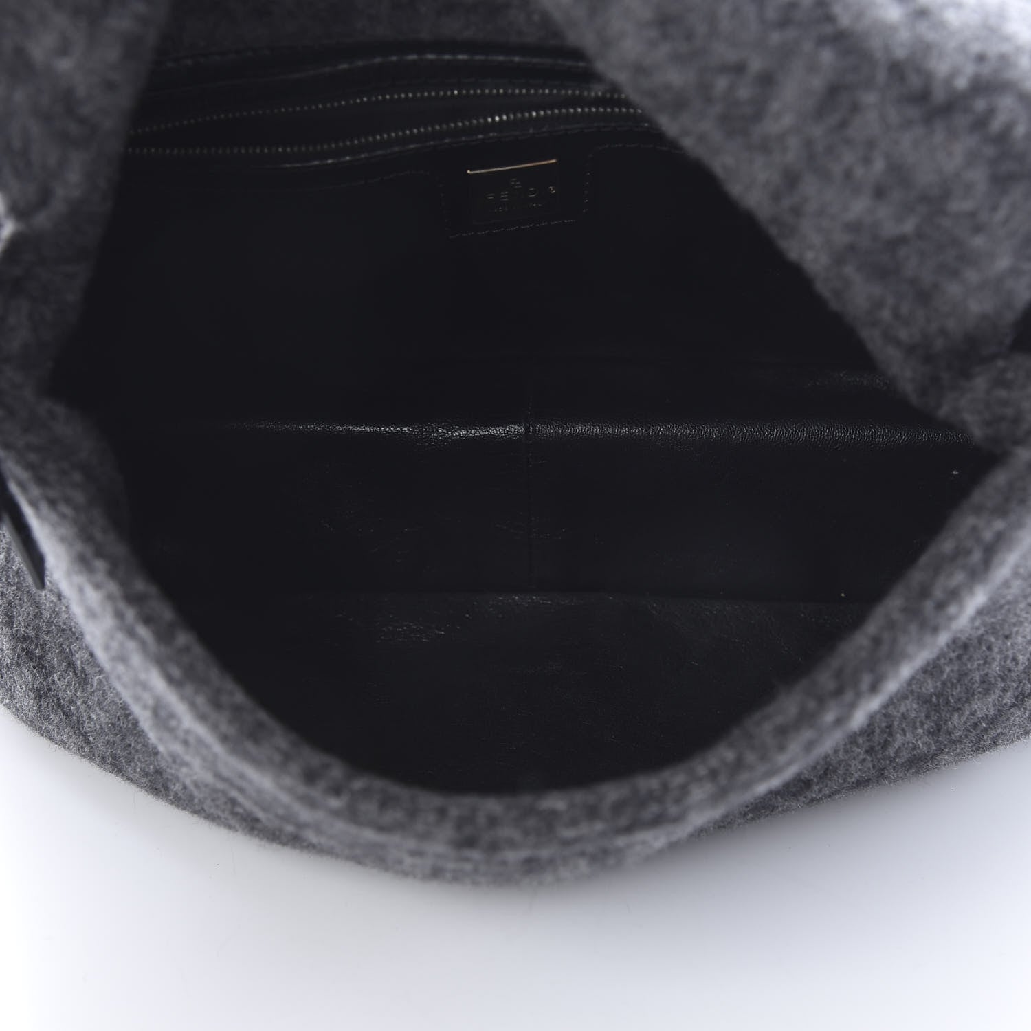Fendi Wool Zucca Mama Baguette Grey 5 of 14