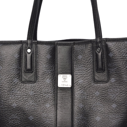 MCM Visetos Medium Liz Reversible Shopper Tote Black 15 of 20