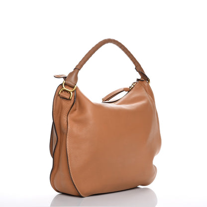 Chloe Calfskin Large Marcie Hobo Ochre 3 of 7