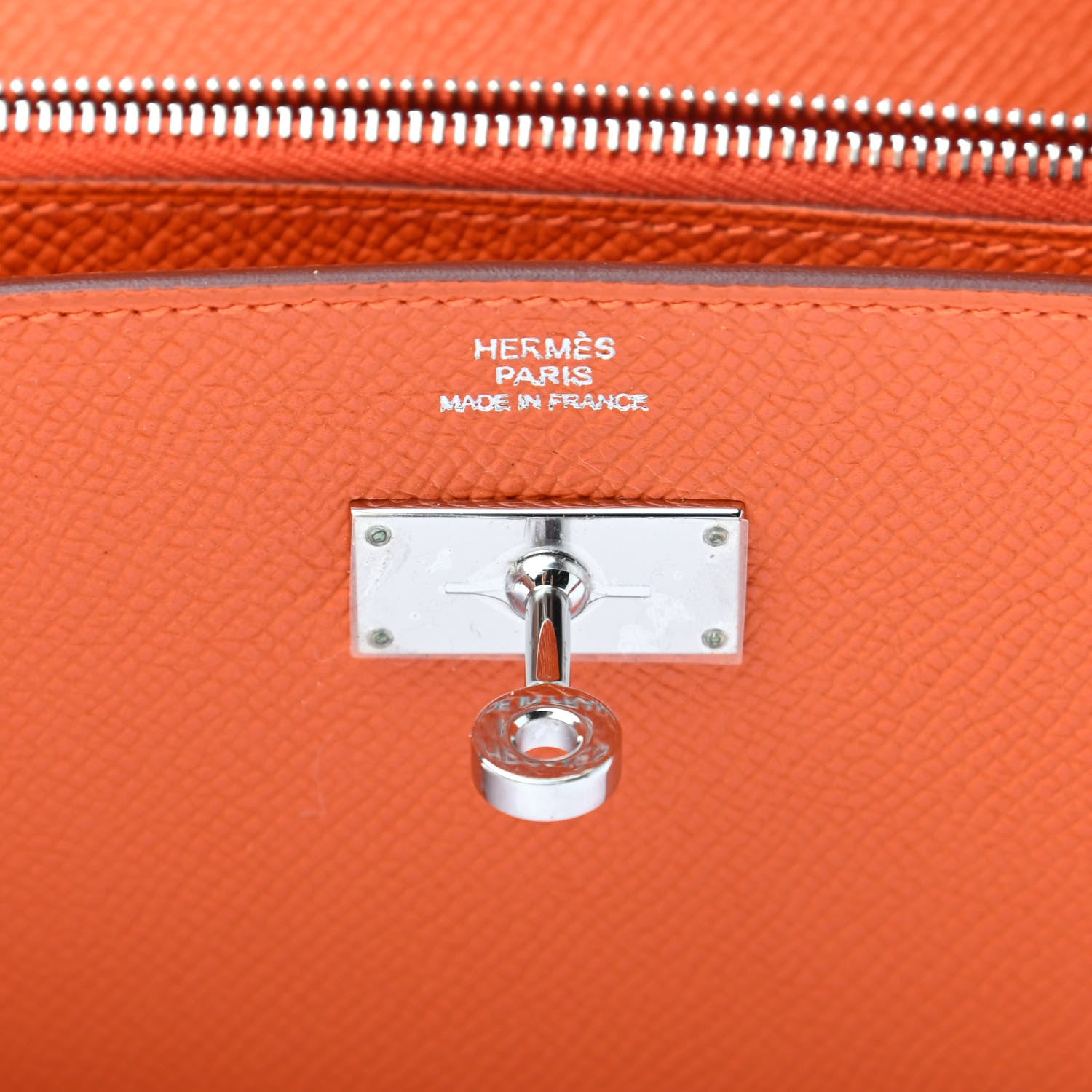 Hermes Epsom Kelly Longue Wallet Orange 6 of 8