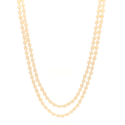 Chanel Pearl Long Necklace Gold 1 of 4