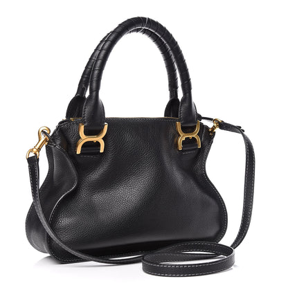 Chloe Calfskin Small Marcie Satchel Black 3 of 10