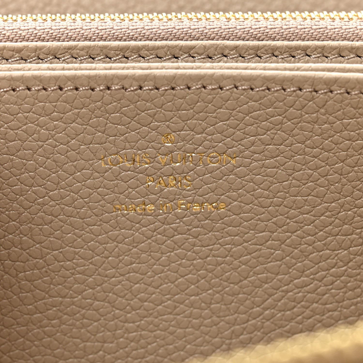 Louis Vuitton Empreinte Monogram Giant Zippy Wallet Tourterelle Creme 6 of 7