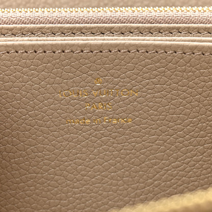 Louis Vuitton Empreinte Monogram Giant Zippy Wallet Tourterelle Creme 6 of 7